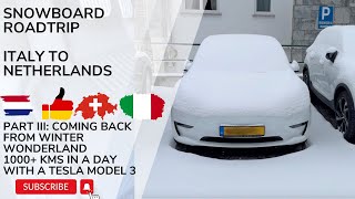 Tesla Model 3 1000 km in one day Winter Edition