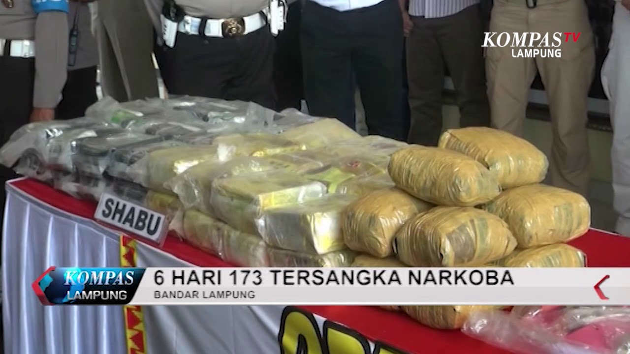 6 HARI 173 TERSANGKA NARKOBA