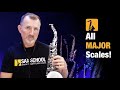 Saxophone lesson : All Major Scales
