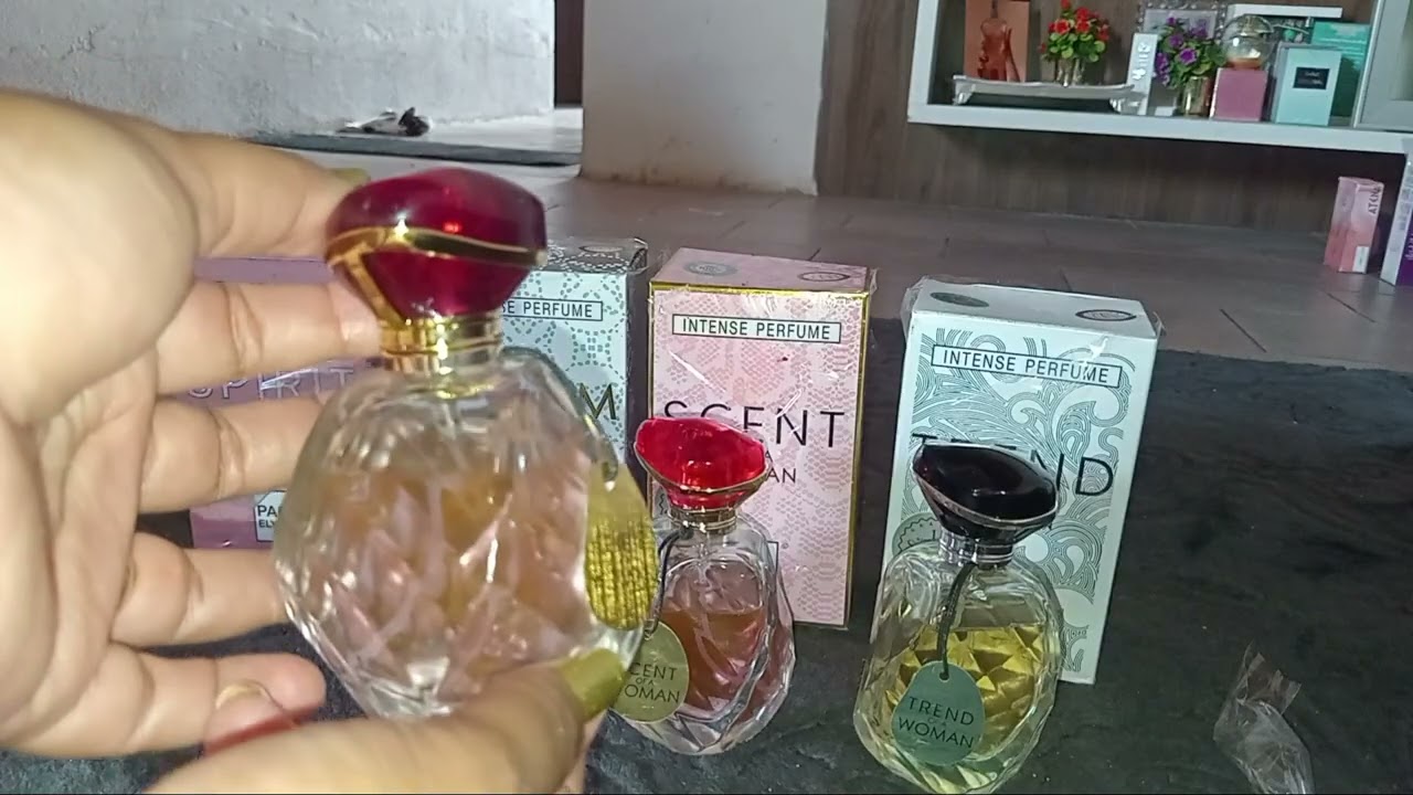 Meus perfumes da linha prism da Paris elysees 