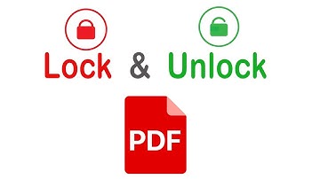 How to Lock PDF Files | How to Remove PDF Password for Free