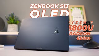 Makin Tipis, Makin Kenceng, Makin Efisien !! Zenbook S13 Oled Ryzen 7 6800u Review .