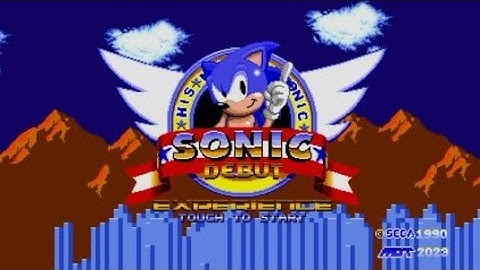 Sonic Debut Experience in Sonic 1 Forever