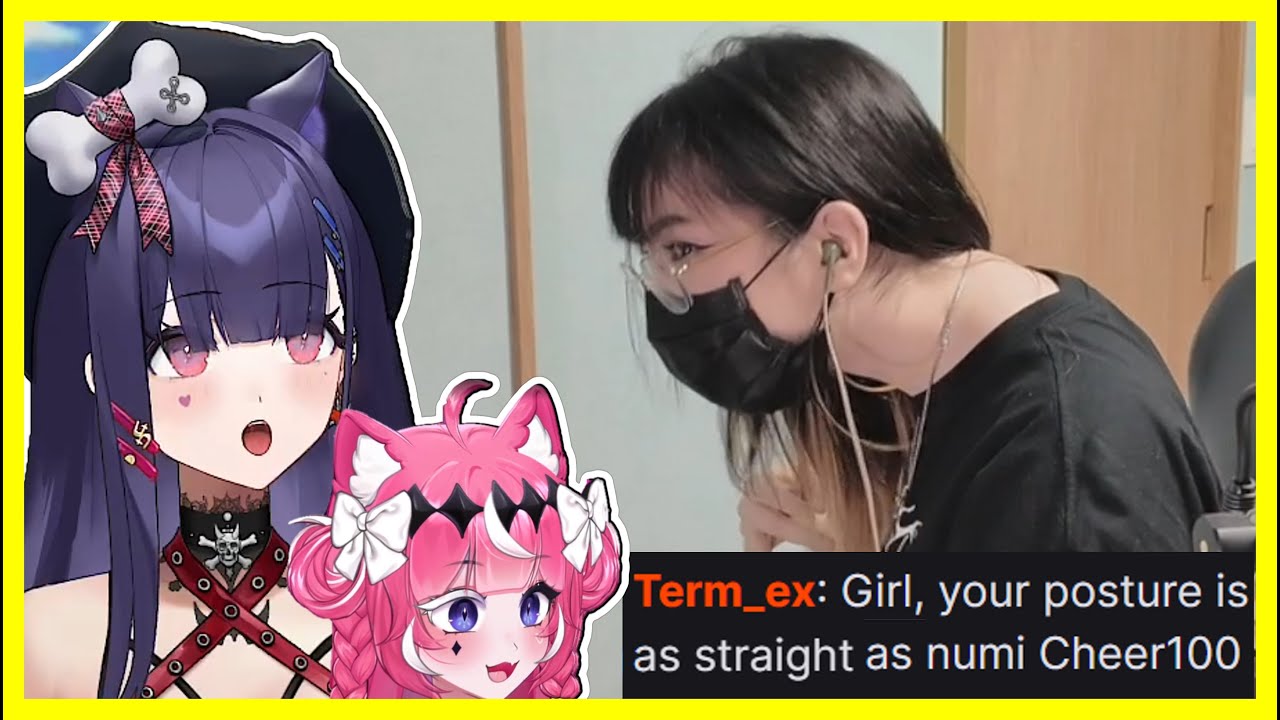 Numi and Camila React to Rain's Gamer Posture