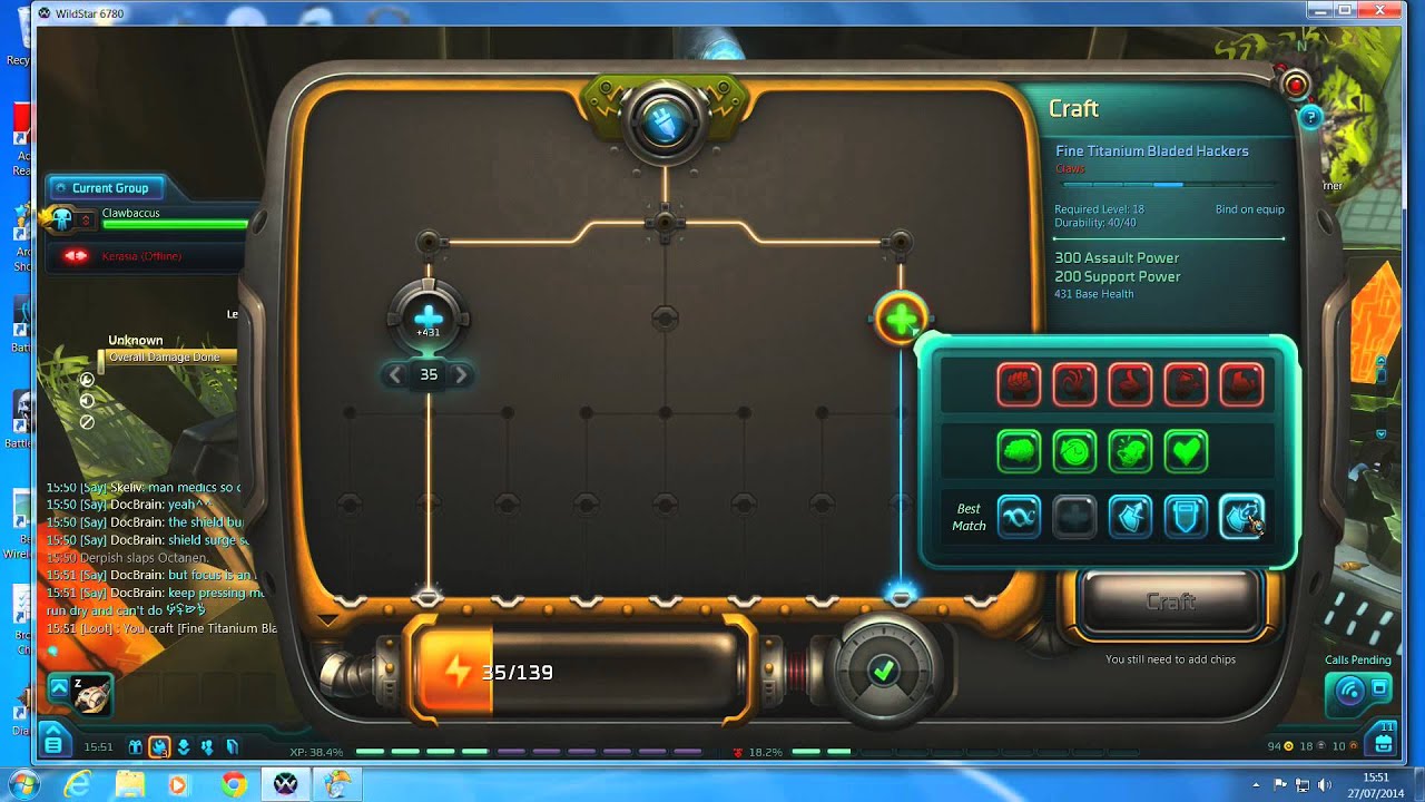 Wildstar How to Craft Blue Items Derrr