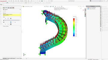 Helical Stair Structural Simulations