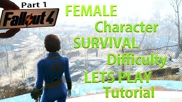 Fallout 4 Female Character Survival Difficulty Let
