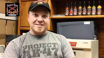 Danny Cash Hot Sauce Labels - LX900 Color Label Printer Case Study