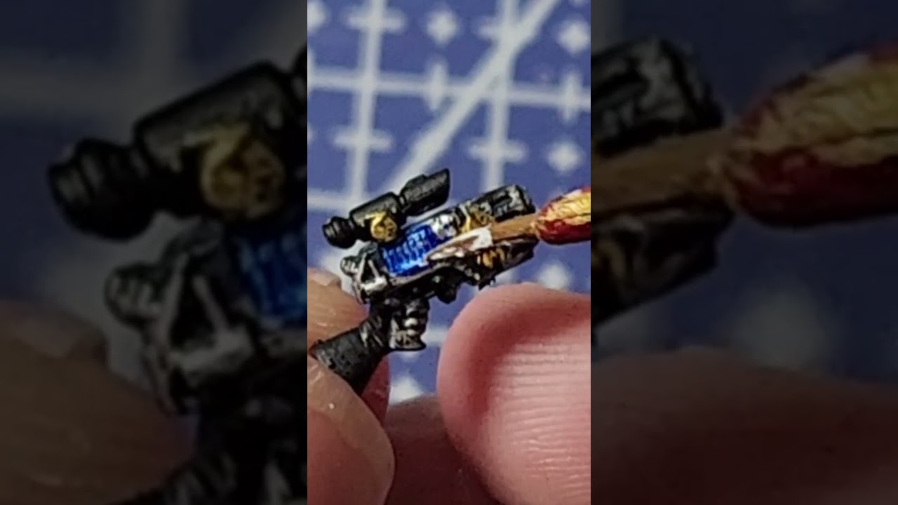 #warhammer  40K #Canoness Plasma Weapon Time lapse Paint #warhammercommunity #miniaturepainting