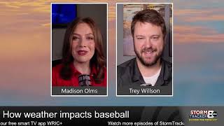 StormTracker8 Beyond the Forecast: How weather impacts baseball with the Richmond Flying Squirrels