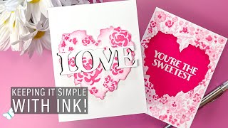 Easy One Color Ink Layering! Hero Arts My Monthly Hero January 2024