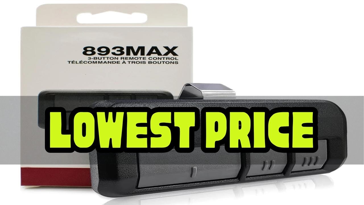 LIFTMASTER 893MAX 895MAX 890MAX 893-LMK Remote Control Garage Door Opener for 315MHz 390Mhz Billion
