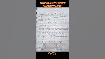 Class 11 Physics notes |Newton