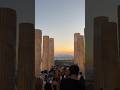 Kicking us out of the Acropolis at Sunset #acropolis #athens