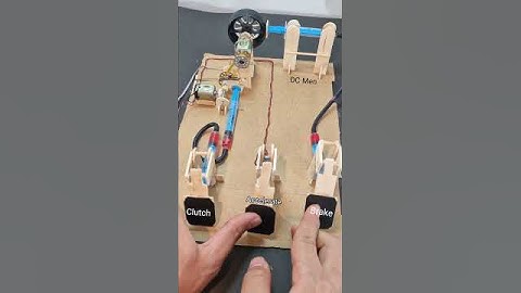 Car pedal Mechanism | #dcmotor #tech #diy #motor #youtubeshorts
