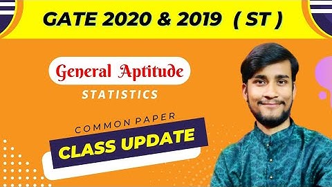 GATE 2020 & 2019 Aptitude (Statistics) | New Update... !!! @TheLearningField_Chandan