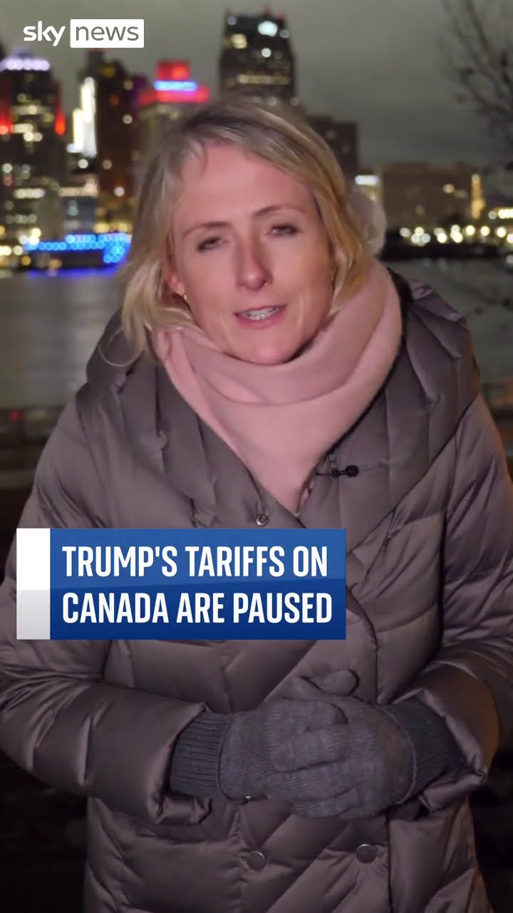 Why did the US pause tariffs on Canada?