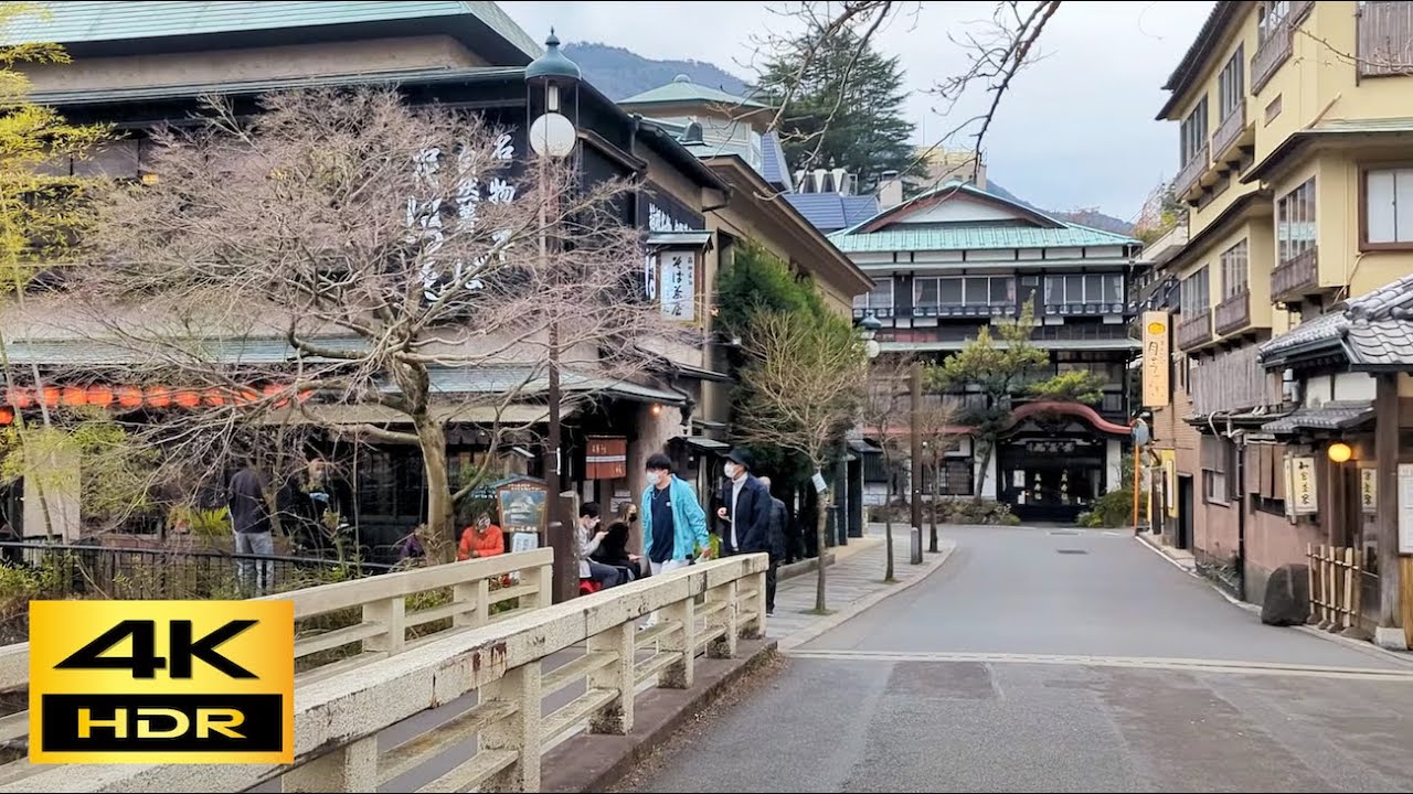 Hakone "Onsen town" Walk, 40min ASMR [1hour from Tokyo]
