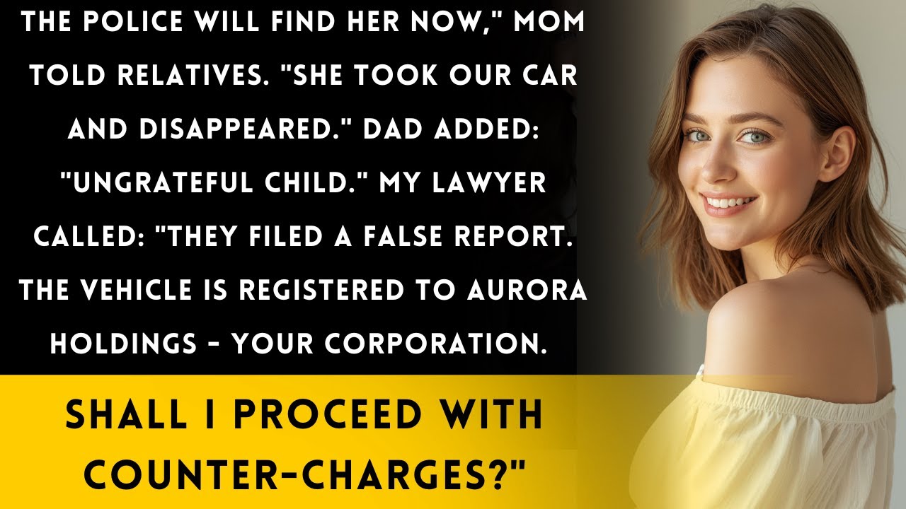 Родители сообщили, что моя машина «угнана» после того, как я перестал выходить на связь. Она заре...