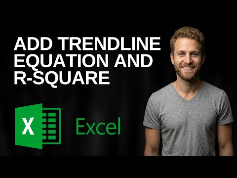 How To Add The Trendline, Equation And R² In Excel (2026 Easy Guide)