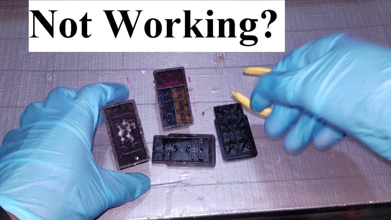 Printer ink cartridges not working fix printer cartridges Solved