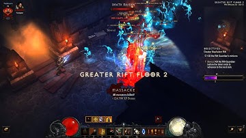 Diablo 3 Crusader Greater Rift 44! Shield Bash Build GR 44!