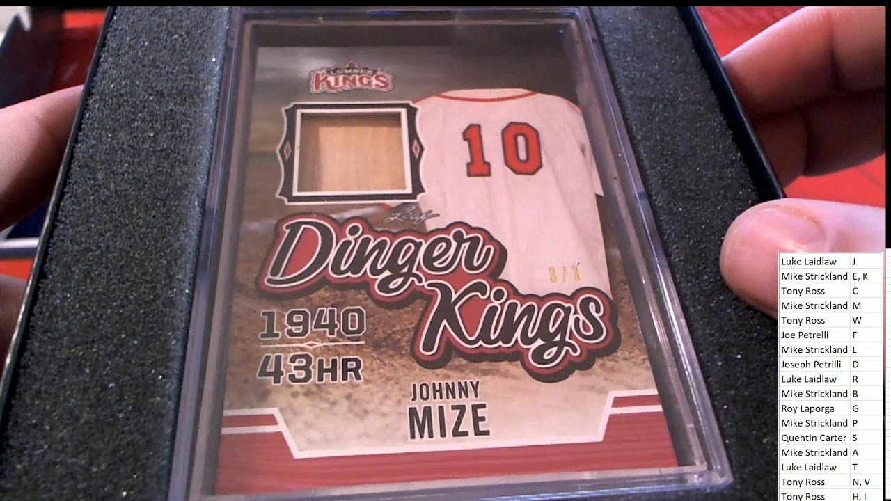 2020 Leaf Lumber Kings Baseball ID 20LUMBERKINGS182 YouTube