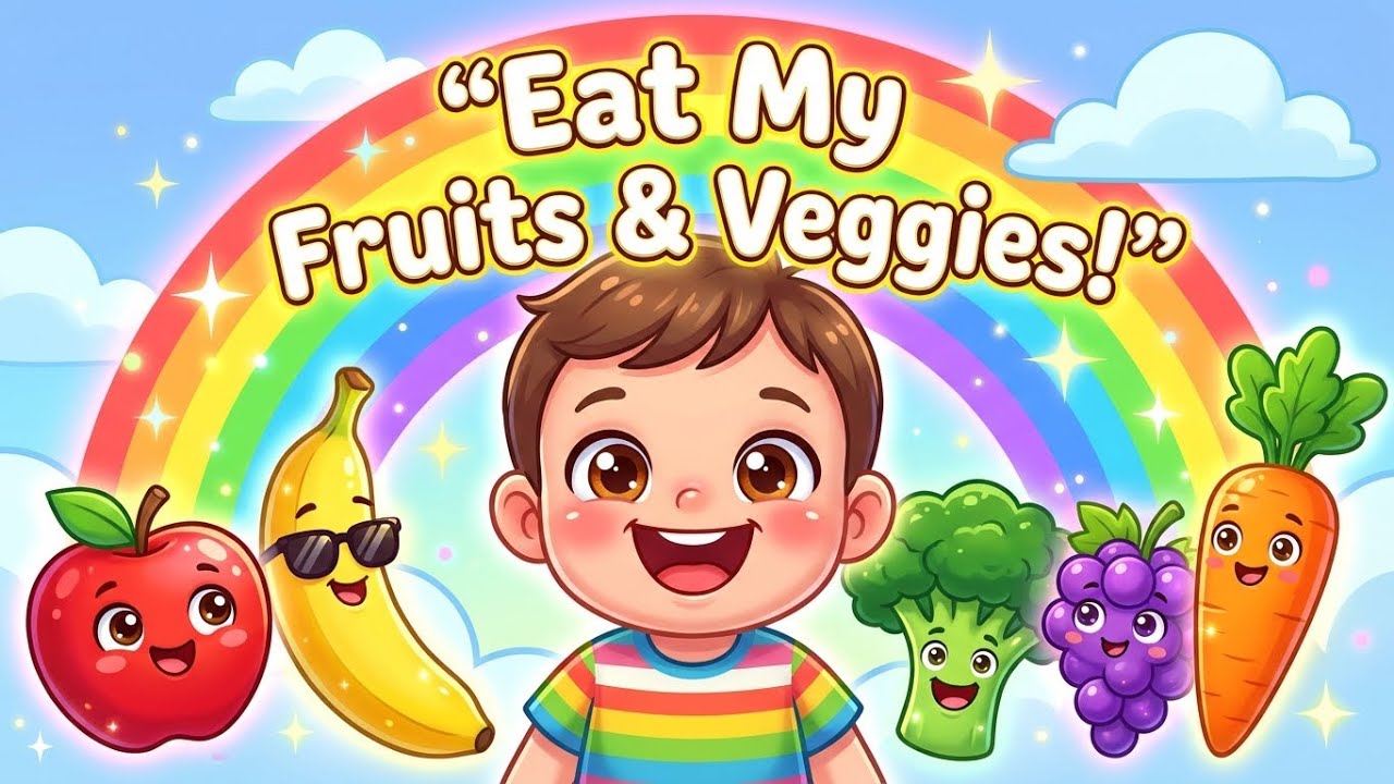 Eat My Fruits and Veggies — Grow Happy, Strong & Ready!  