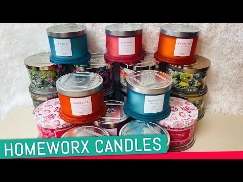 HOMEWORX CANDLES UNBOXING