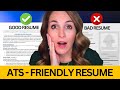 Creating an ATS-Friendly Resume with ChatGPT