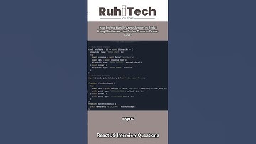 React JS Async Actions in Redux  #reactjsinterviewquestions #reactjstutorial #reactjs #job #