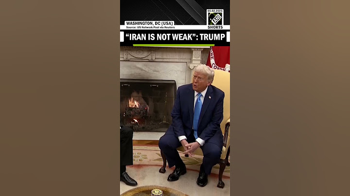 “Not weak…”, President Trump clears his views Iran as he meets Israeli PM Netanyahu in Oval Office