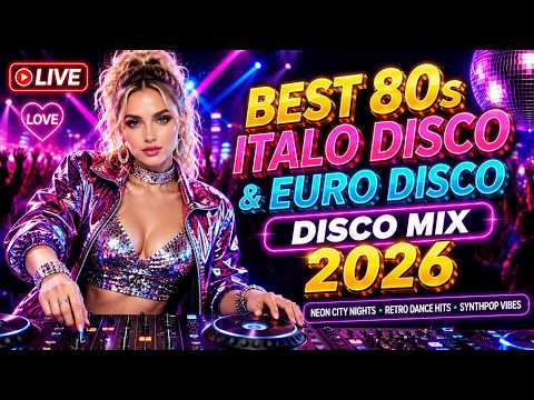 🔴 LIVE 🔥 Italo Disco 2026 | Euro Disco & 80s Disco Mix • Best