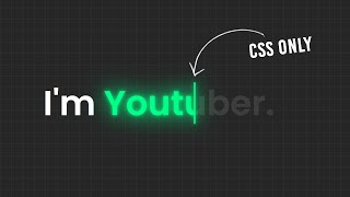 Creative CSS Text Animation Effects