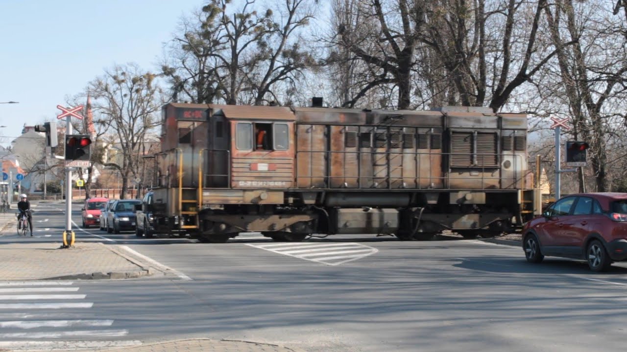 Železniční přejezd Bystřice pod Hostýnem (vlečka TON) #1 [P11119] 22.2. 2025