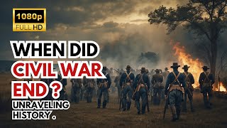 When Did The Civil War End? Unraveling History: When and How the Civil War Ended