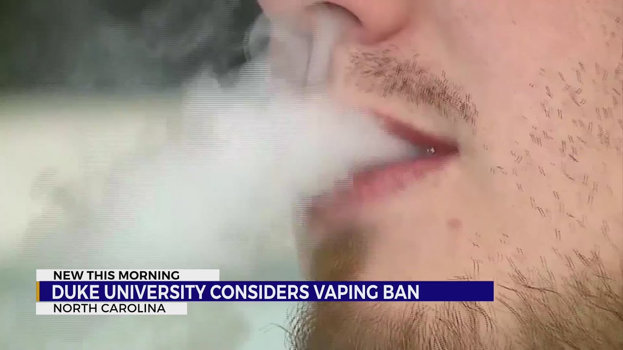 Duke University considers campus vaping ban