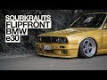 300ps BMW e30 mit Flipfront und HLS Fahrwerk ( engl. Subtitles )