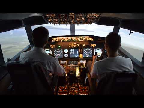 первый полет на Авиатренажёр V-flight, Boeing 737NG