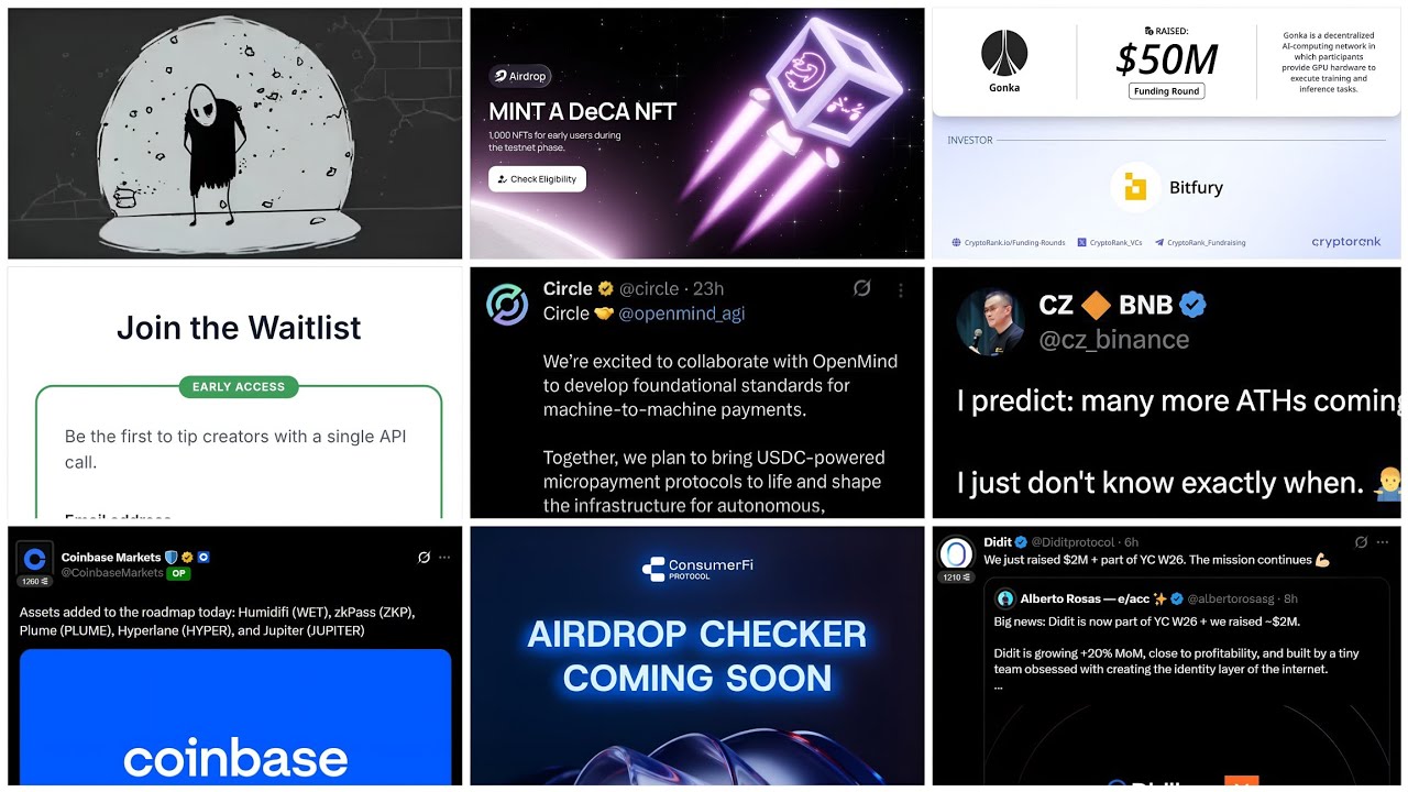 (03-Dec-2025) Airdrops Updates - Didit, SuperIntent, DeCa, OpenMind, Doma, Circle, etc. 