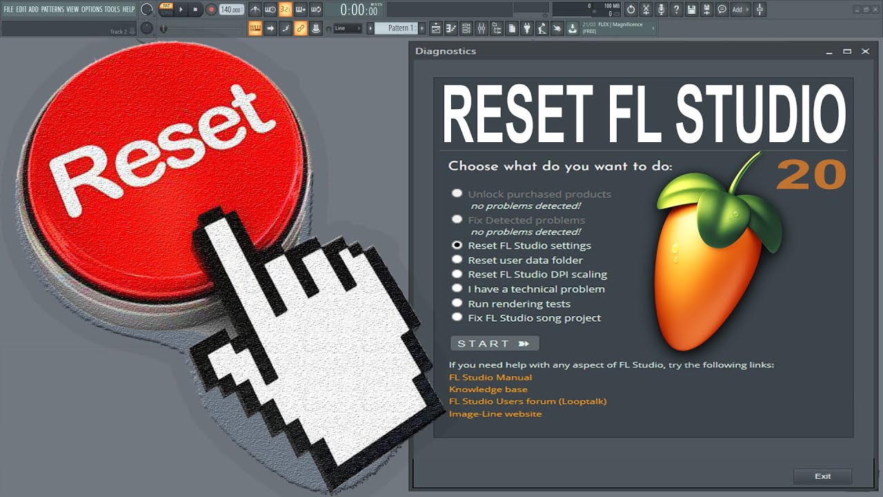 How To Reset Fl Studio Settings To Default Youtube