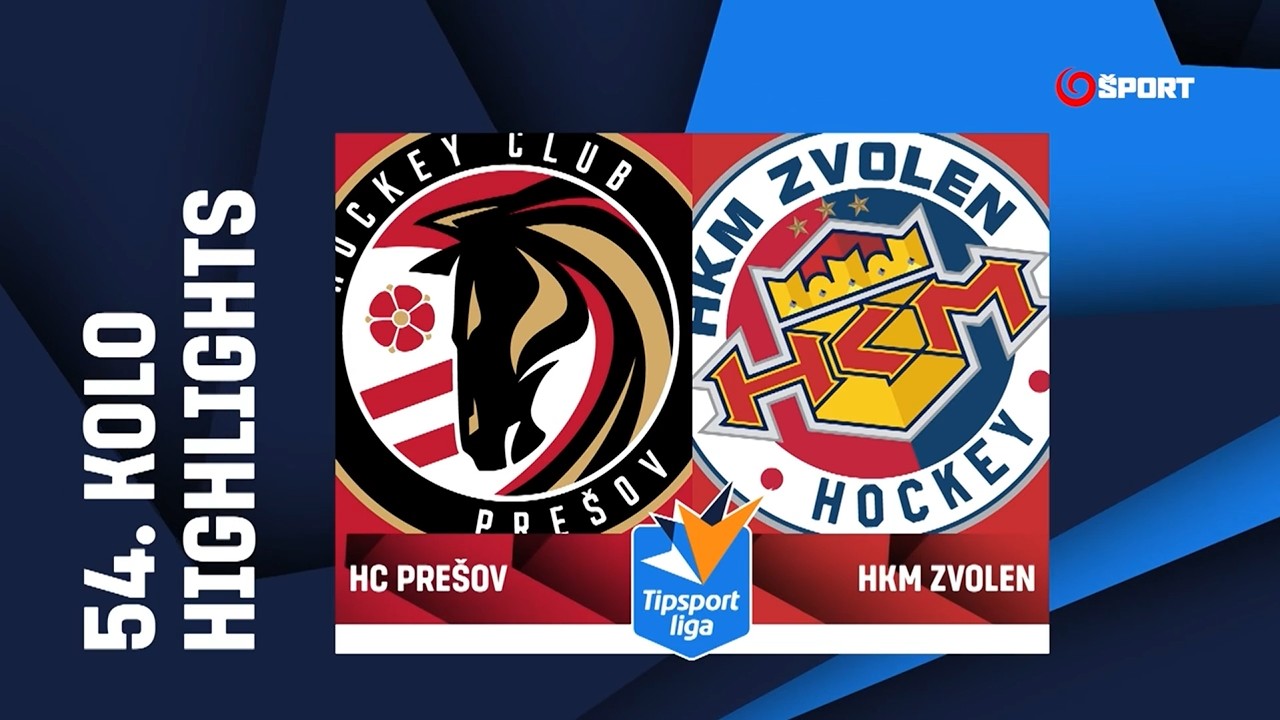 54. kolo: HC Prešov – HKM Zvolen 2:3 pp (0:1, 1:1, 1:0 - 0:1)