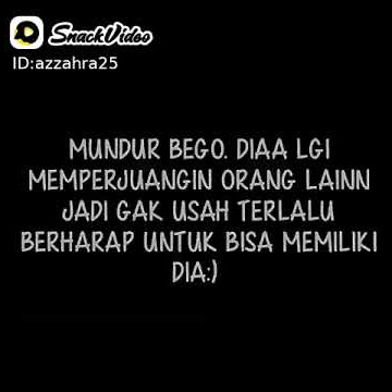 Story wa-vidio mundur bego