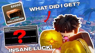 I SPENT 350K ON THE NEW HALLOWEEN CRATE IN UNTITLED BOXING GAME (UNTITLED BOXING GAME)
