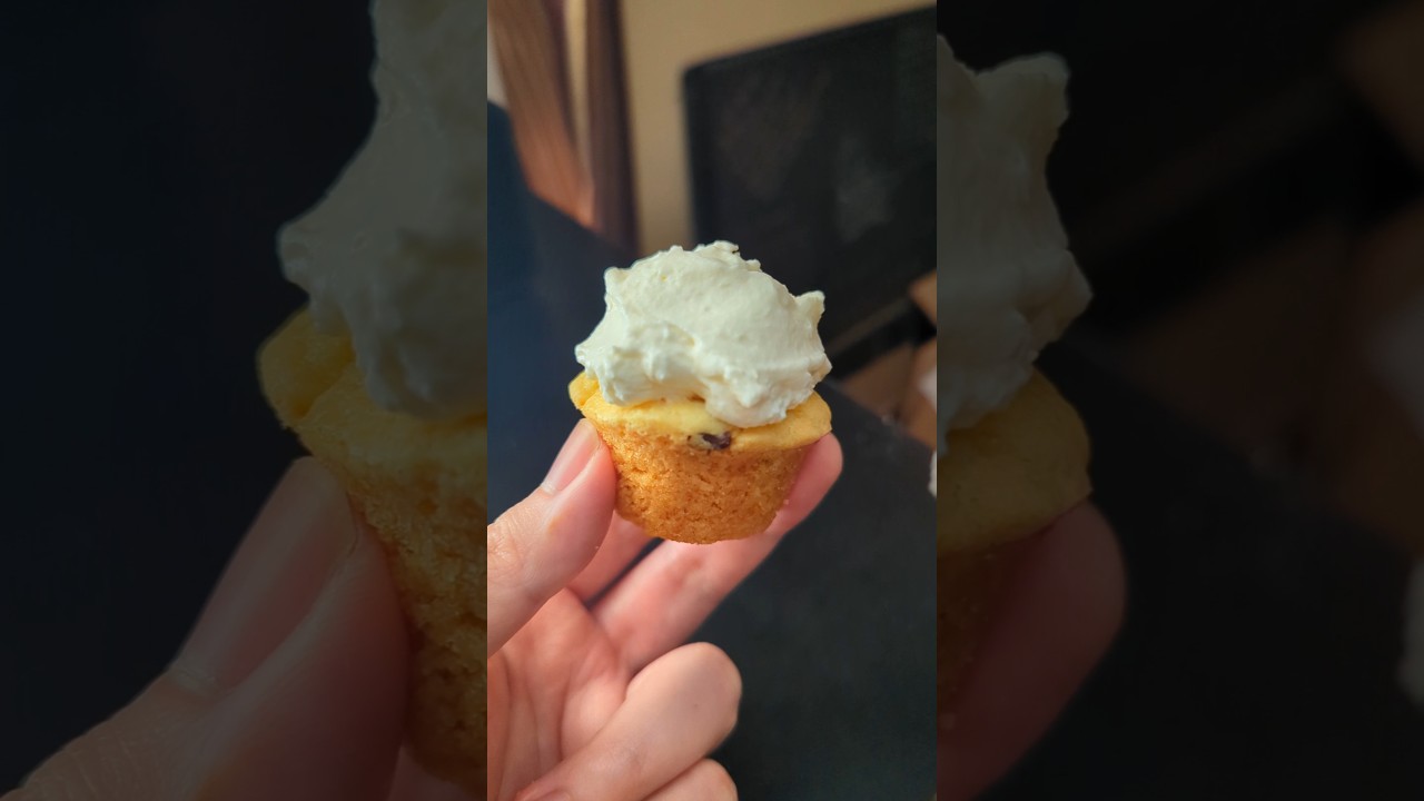 Cookie Cake Cups w/ Cheesecake Frosting