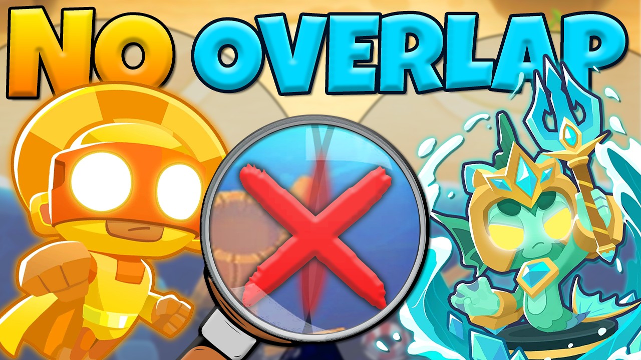 Can you beat Bloons TD6 WITHOUT Overlapping Ranges?!
