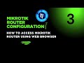 Mikrotik Router Configuration | How to access Mikrotik Router Using Web Browser | WebFig #mikrotik