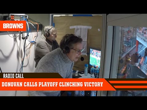 Jim Donovan & Doug Dieken call Browns playoff clinching victory | Cleveland Browns