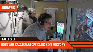 Jim Donovan & Doug Dieken call Browns playoff clinching victory | Cleveland Browns