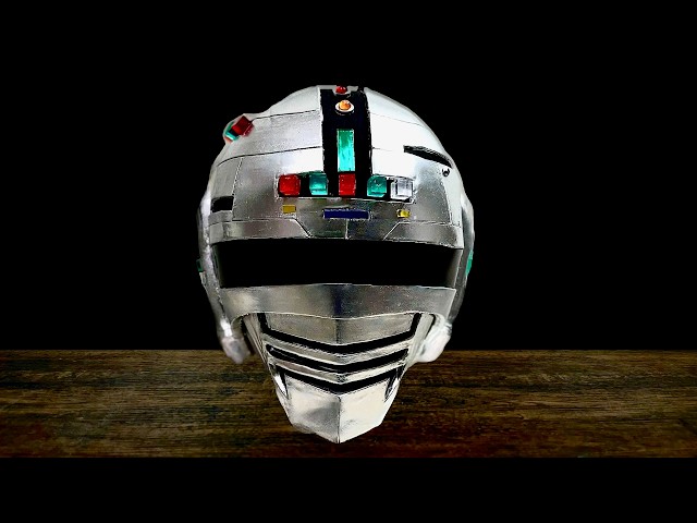 Space Sheriff Gavan] Gavan's helmet making video Part 4 - YouTube